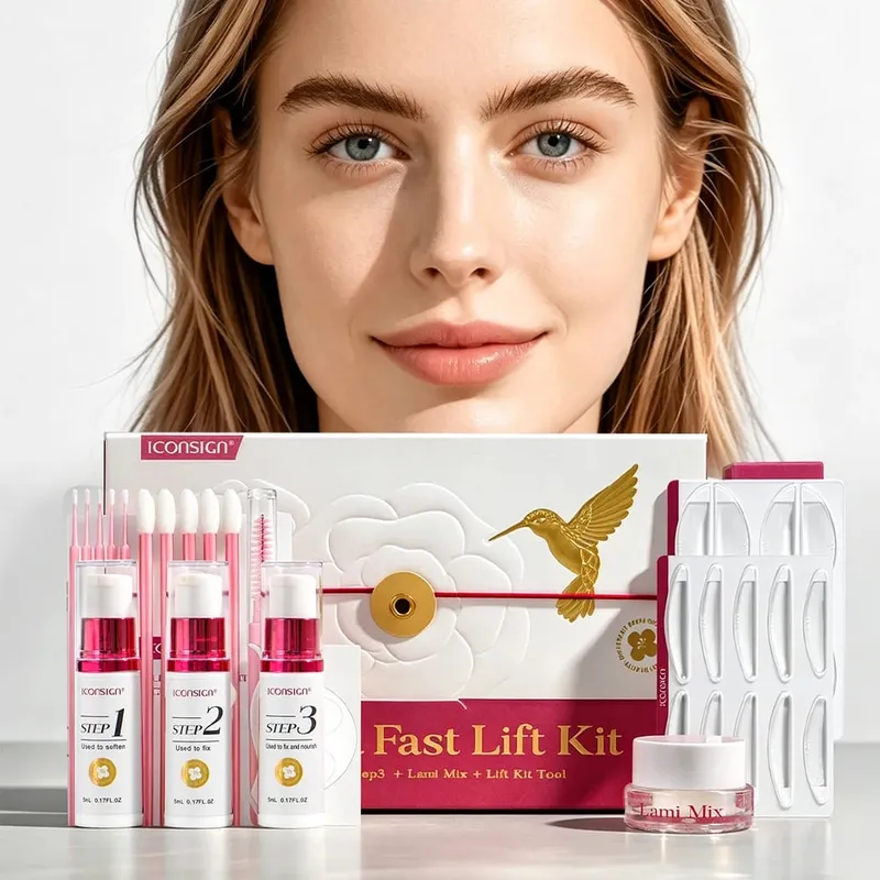Korean Glue-free Fast Lash Lift System Camellia Eyebrow Lamination Lashes Lifting Perm Makeup Cosmetics Full Kit