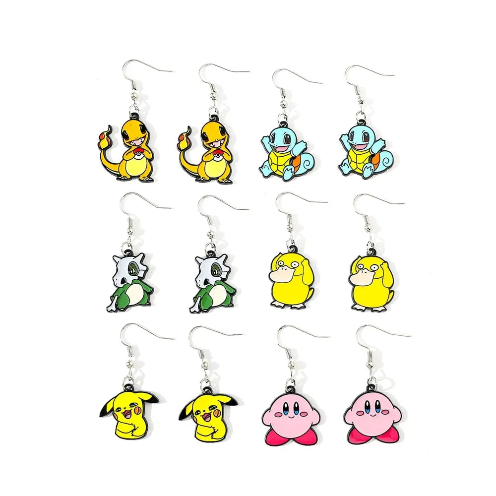 Anime Pokemon Metal Toy Cute Figure Pikachu Squirtle Psyduck Charmander Party Decoration Cosplay Gift — image 3