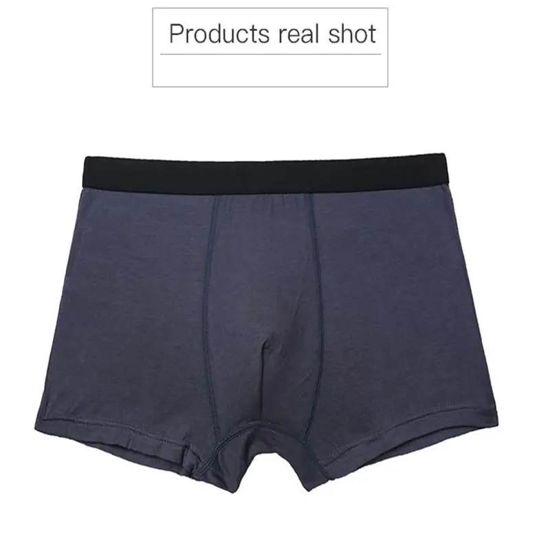 6pcs/Set Black Boxer Men Underwear Bamboo Men's Panties Shorts Breathable Underpants Man Comfortable Sexy Boxers & Briefs Men 3256805629748070 — image 16