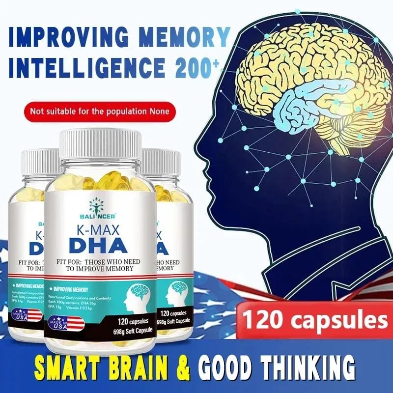DHA Brain Supplement - DHA & EPA - Enhances Memory Concentration and Cognition Promotes Brain and Eye Health — image 6