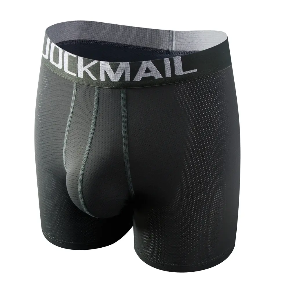 Sexiga män underkläder Boxer 3D hängmatta-formad påse för män Designad ventilerande nätpaneler män boxershorts trunk herrkalsonger — image 13