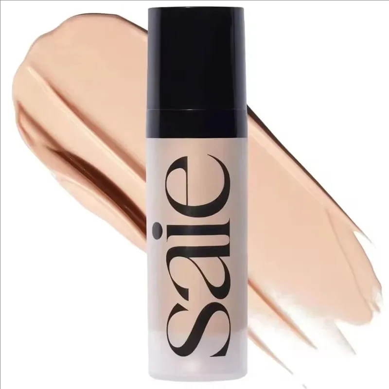 Saie Hydrating Blendable Dewy Liquid Blush CHILLY Buildable Luminous Multiuse Cheek Lip Tint Blush for All Sensitive Skin Tones