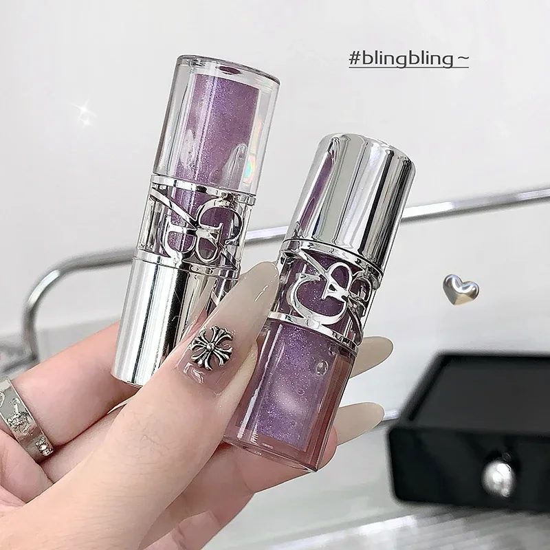 Gege Bear Glittering Mirror Lip Glaze Watery Shimmering Light Lip Gloss Makeup 8 Colors Hydrating Moisturizing Long Lasting — image 5