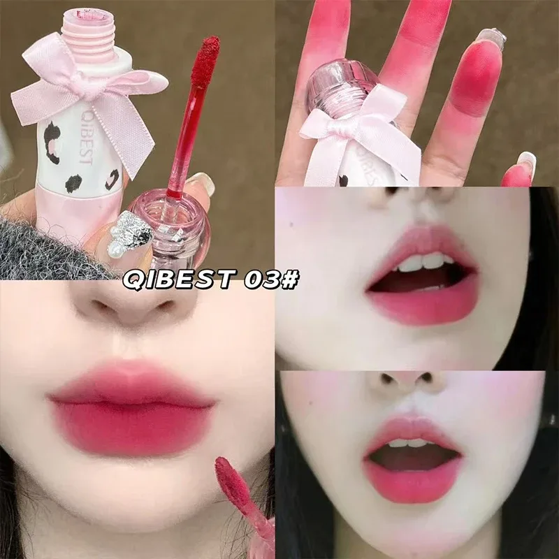 4 Colors Matte Liquid Lipstick Sets Waterproof Long Lasting Sexy Red Lipgloss Brown Orange Lip Stain Tint Cosmetics Kits — image 5