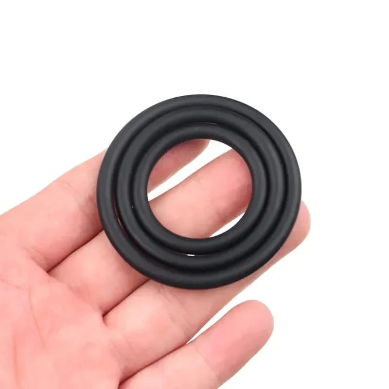 3/4 pcs Penis Rings Cock Rings Sleeve Delay Ejaculation Silicone Beaded Time Lasting Erection Sex Toys for Men Adult Games — image 4