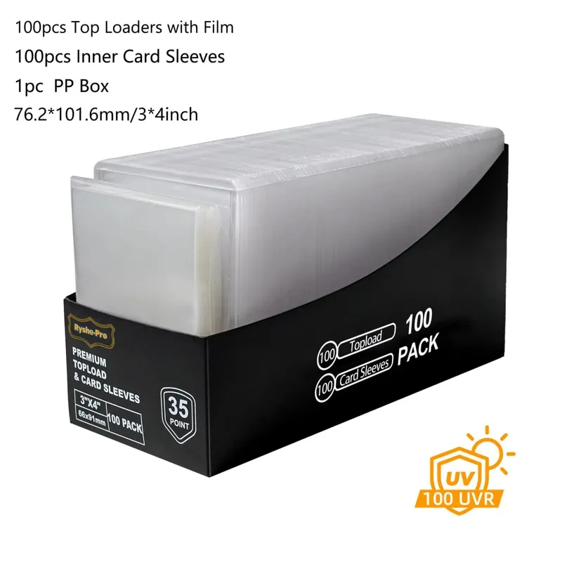 Toploader Binder Holds 252+ Top Loaders 9 Pocket Top Loader Binders for 3" X 4" Rigid Card Holders for MTG TCG Sport Cards