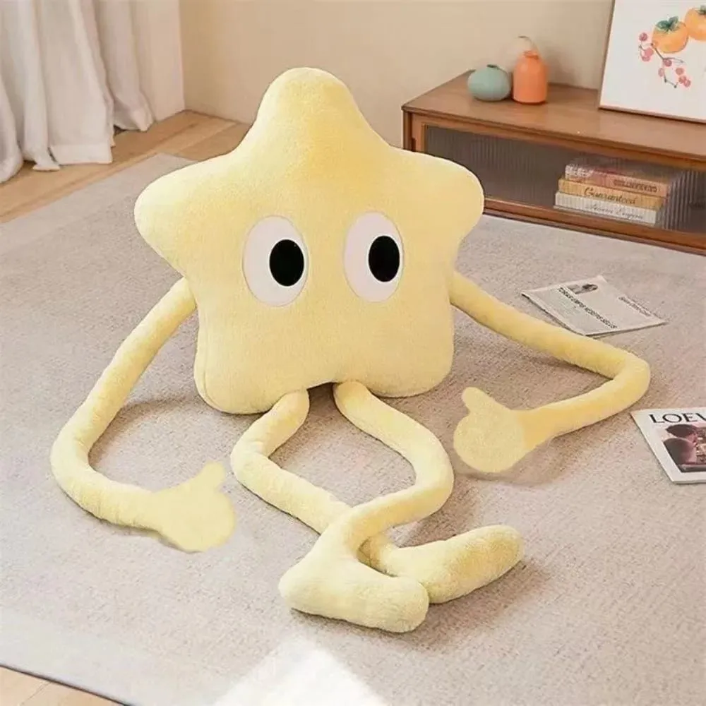 New 110cm Star Plush Pillow Plush Soft Big Eyes Star Doll Throw Pillow Home Decor — image 8