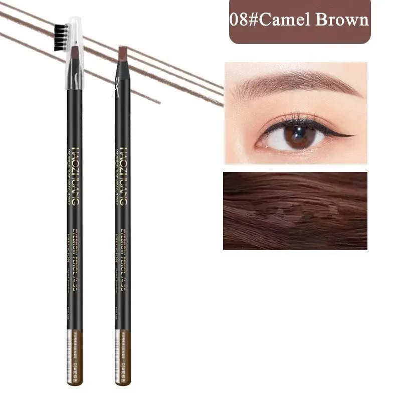 Hard Microblading Eyebrow Pen Natural Wild Brows Eye Brow Definer Enhancers Pencil Waterproof Long Lasting — image 13
