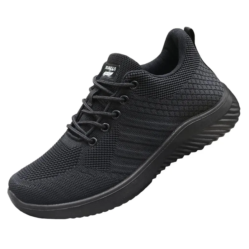 Men's Solid Lace-Up Casual Shoes Lightweight Outdoor Sneakers Suitable for All-Season Training and Exercise Lightweight Breathable Non-Slip Ideal for Casual Walking Enthusiasts — image 7