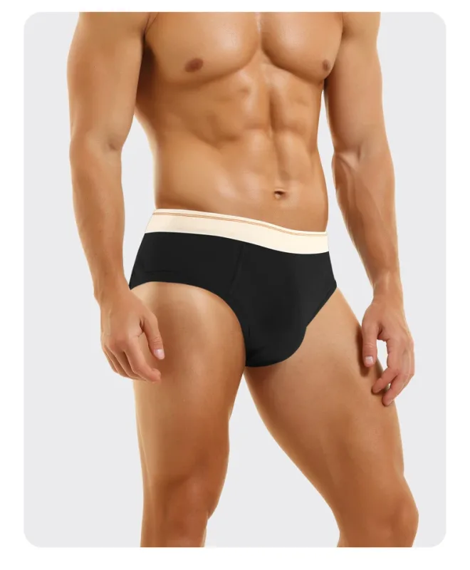 Atmungsaktive und bequeme dreieckige Unterhose für Herren aus reiner Baumwolle, mittelhohe Taille, hautfreundlich und weich, Unterhose für Teenager 3256810188437944 — image 26
