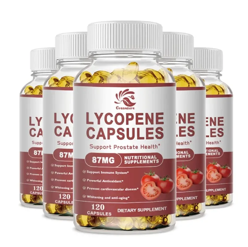 Lycopene Capsules Tomato Extract Protect Prostate Increases Physical Strength Supplement Energy Enhance Immunit — image 9