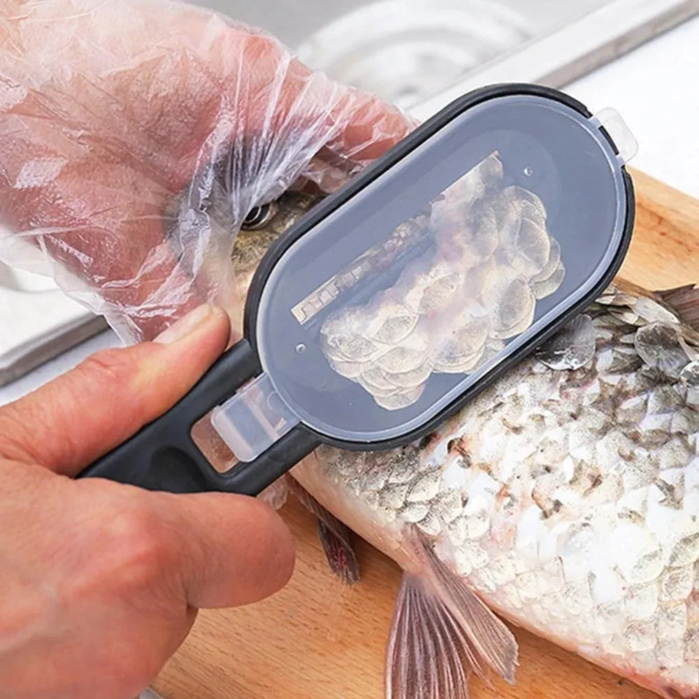 Multifunction Scraping Fish Scale Brush Disassembly Fish Knife Quickly Cleaning Fish Scales Home Kitchen Tool — image 2