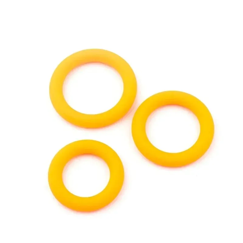 3 Sizes Silicone Cock Rings Male Delay Ejaculation Penis Lasting Erection Scrotum Testis Restraint Adult Game Sex Toys For Men