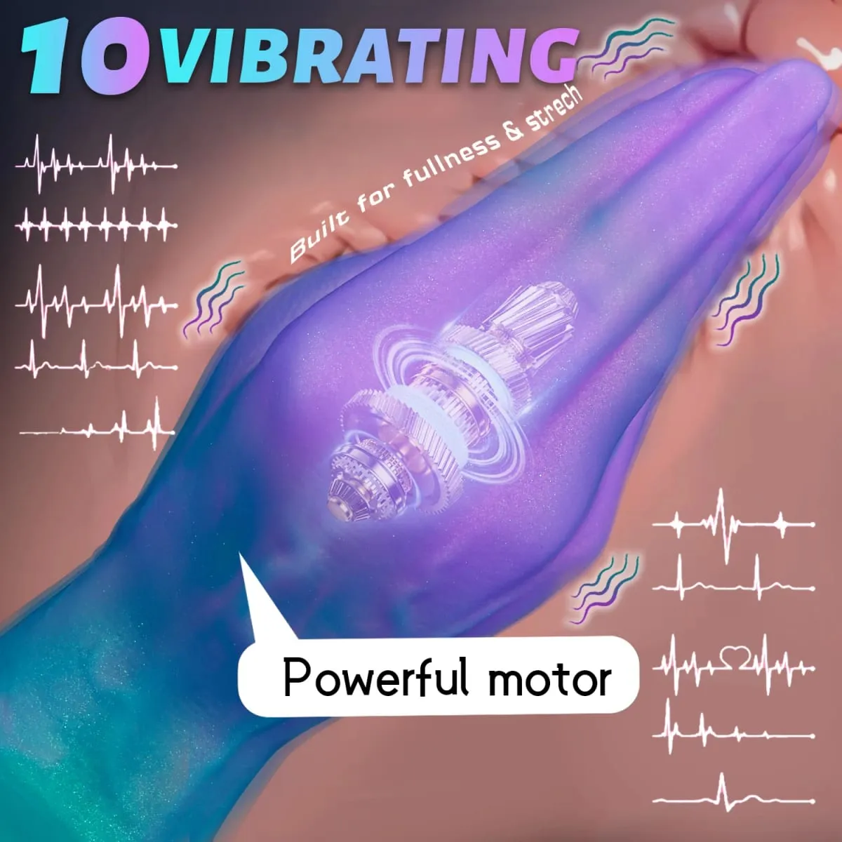 Realistic Fisting Vibrator Anal Plug Remote Control Dildo Thick Penis Vagina Butt Plug G-Spot Massage Adult Sex Toys Men Women — image 3