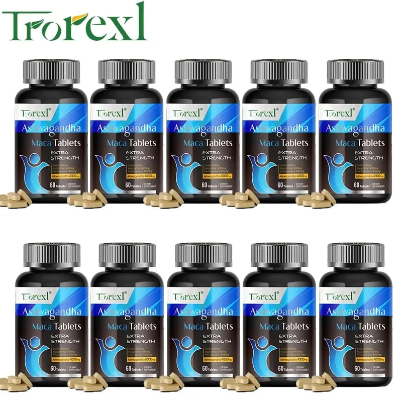 Ashwagandha Maca Tablets Male Enhancing Supplement Improved Energy & Endurance Promotes Size Support Highest Potency — image 9