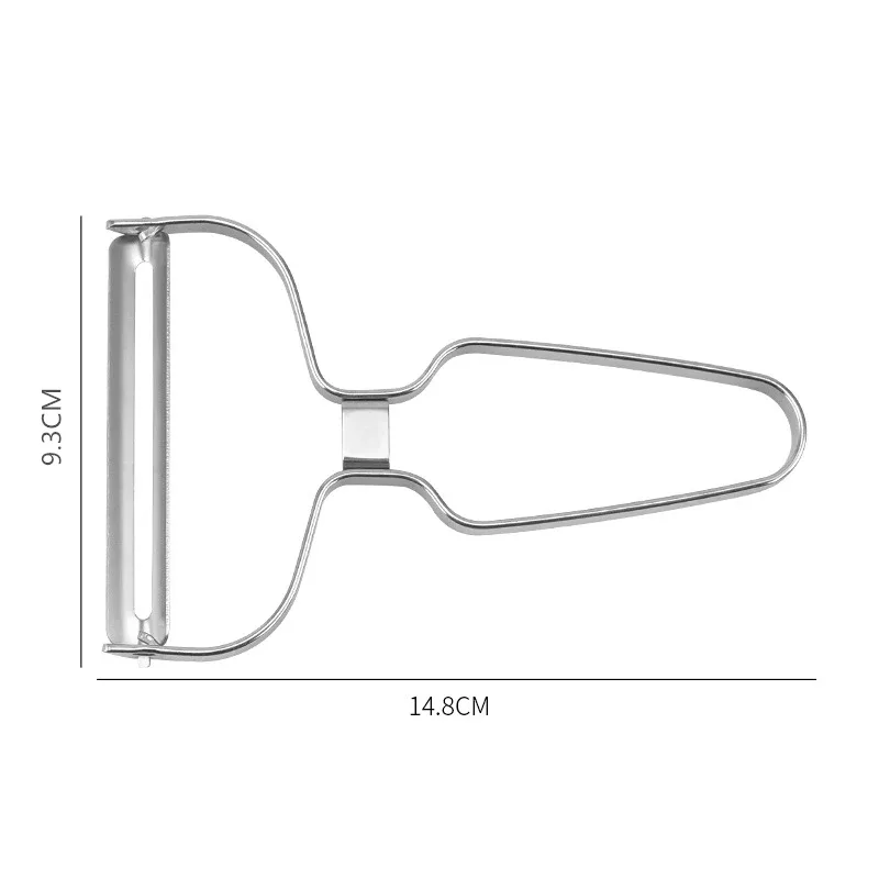 Peeler Vegetables Fruit Stainless Steel Knife Cabbage Graters Salad Potato Slicer Kitchen Accessories Cooking Tools Wide Mouth — image 6