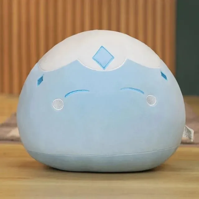 Novo 10cm anime projeto bonito genshin impacto slime pelúcia travesseiro brinquedos kawaii dos desenhos animados anime travesseiro brinquedos aniversário presente de natal para crianças — image 18