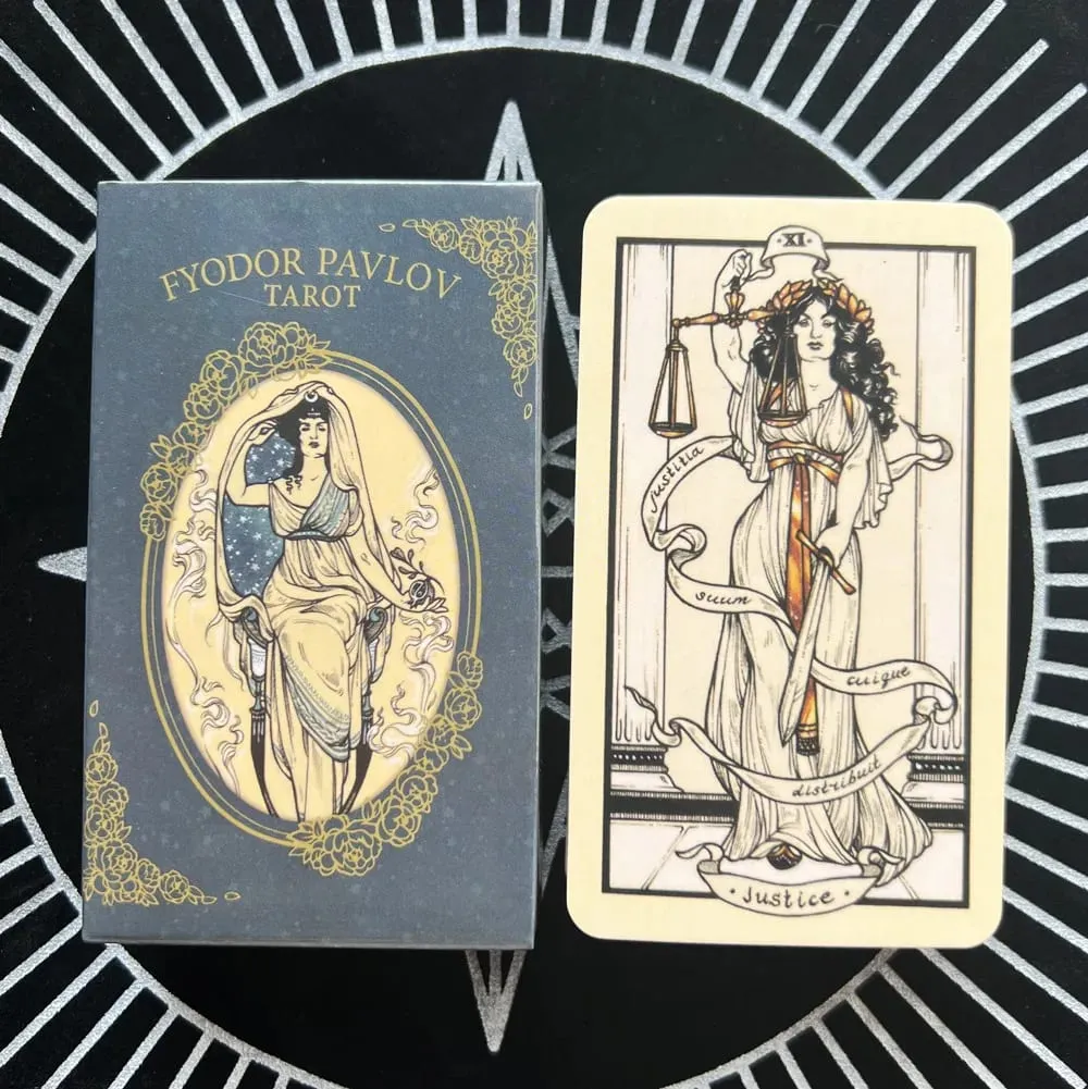 Fyodor Pavlov Tarot Cards Divination Deck English Versions Edition Oracle Board Playing Table Games For Party
