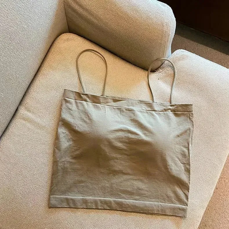 Base Layer Csole Women Summer Inner Wear with Chest Pad One oulder Design Unique Outerwear Beautiful Ba Tube Top — image 14