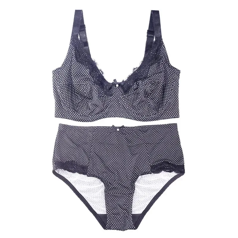 Mierside D0295 Hot Fashion Plus size bh-sæt uden polstring Lingeri til kvinder Sexet 34/36/38/40/42/44/46 C-D-DD-DDD(E)-F-G
