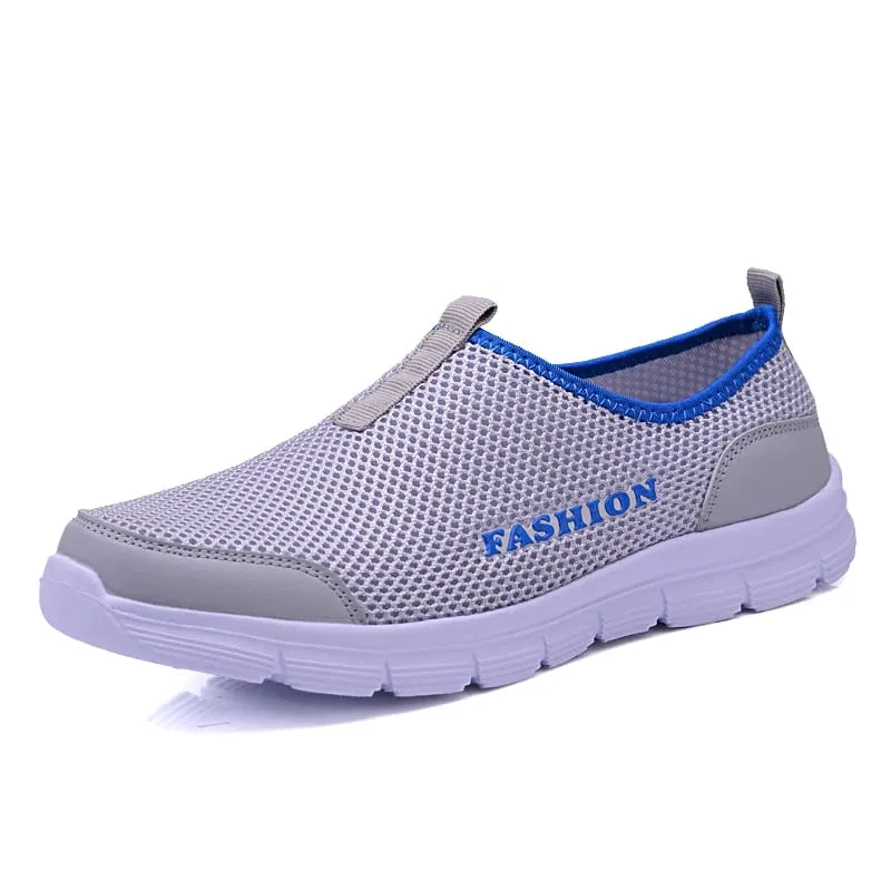 Unisex Summer Breathable Mesh Men Shoes Lightweight Sneakers Men Fashion Casual Male Shoes Brand Designer Mens Loafers — image 6
