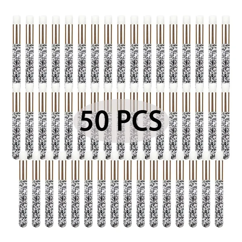 50Pcs 전문 소프트 래쉬 확장 샴푸 브러쉬 딥 클렌징 속눈썹 눈썹 코 필 케어 살롱 미용 용품 도구 — image 10