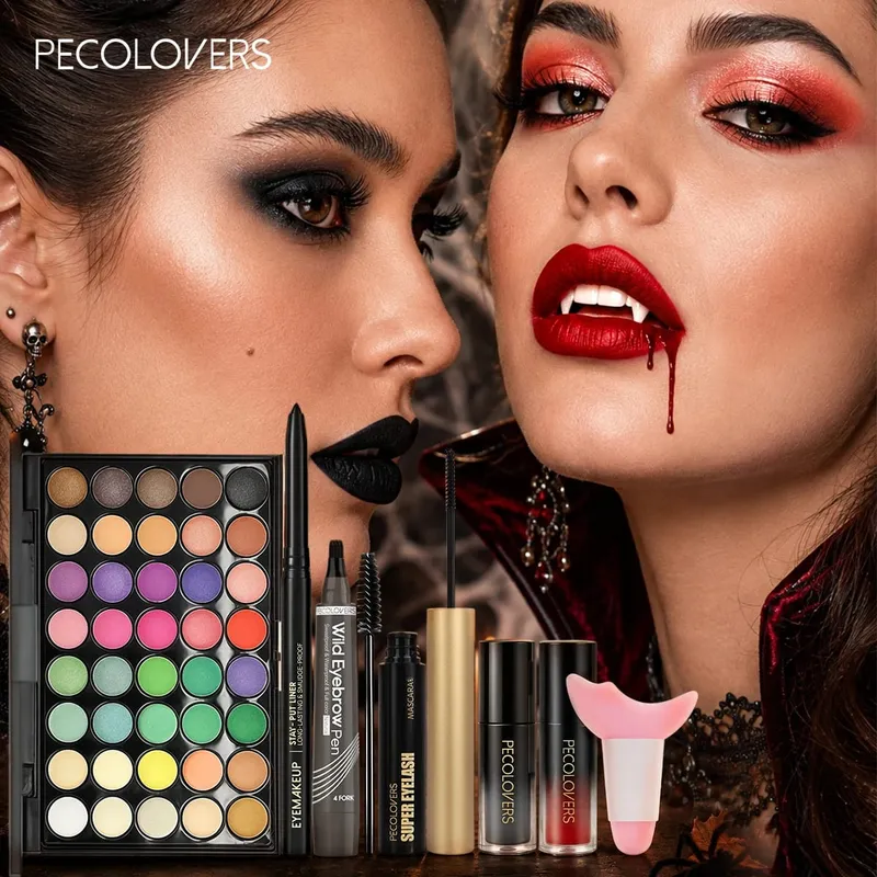 8pcs Makeup Kit Face Cosmetic Set With Multicolor Eyeshadow Palette Eyeliner Eyebrow Pen Mascara Lip Gloss — image 6
