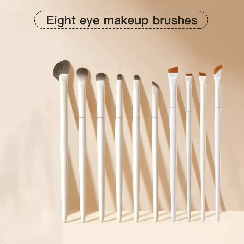 Eye Makeup Brush Set for Beginners Professional Makeup Brush Under-Eye Detail Cosmetic Brushes Kit Eyebrow Crease Shader