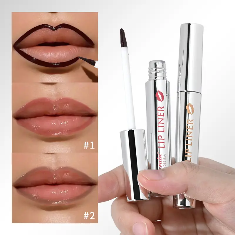 Lip Liner With Peel Off Lip Stain Tattoo Long Lasting Waterproof Transfer Proof Smudge Proof Matte Finish Lip Cosmetic Pencil — image 2