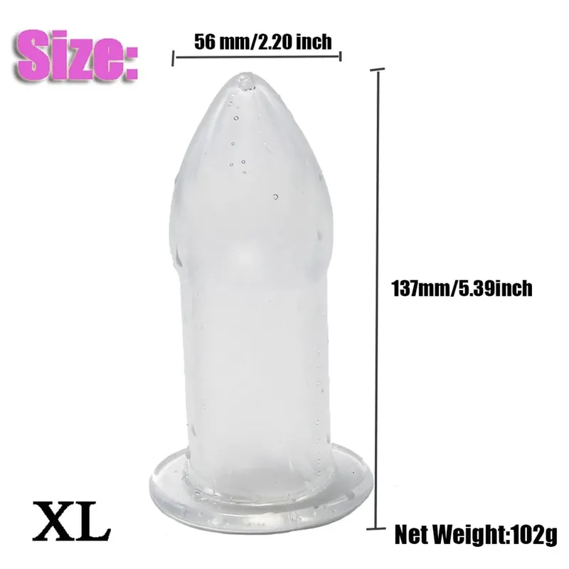 Tapón Anal hueco, consolador Vaginal, espéculo, expansor de Vagina, túnel, dilatador Anal, Enema, Juguetes sexuales para adultos para mujeres, hombres Gay — image 11