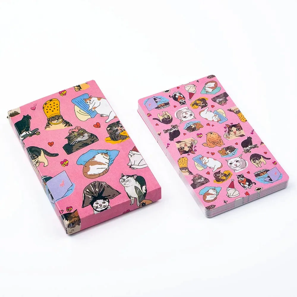 Cat Meme Tarot Deck Funny Witchy Cat Kawaii Uwu 22 Major Arcana - Perfect for Family Gathering Divination Board Game 10.3*6CM — image 5