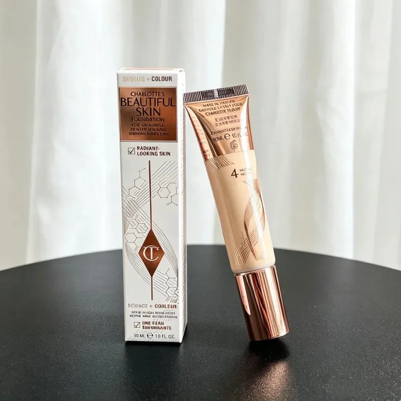 Charlotte Tilbury Hyaluronic Acid Foundation Hydrating Medium Coverage Natural Glow 16HR Wear Brightening Concealer Dark Circles — image 8
