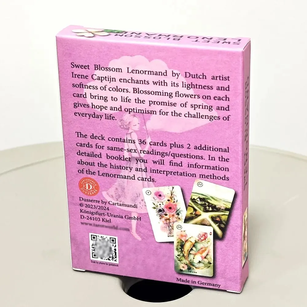 Sweet Blossom Lenormand 10.4*7.3cm 38 Pcs Cards with Its Lightness and Softness of Colors — image 3