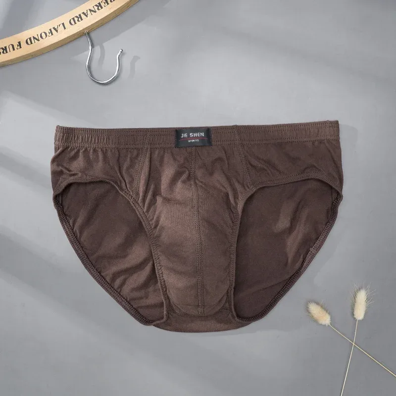 100% Cotton Plus Size Men Briefs Male Breathable Underwear Sexy Lingerie Spring Summer Solid Comfortable Underpants XL-5XL