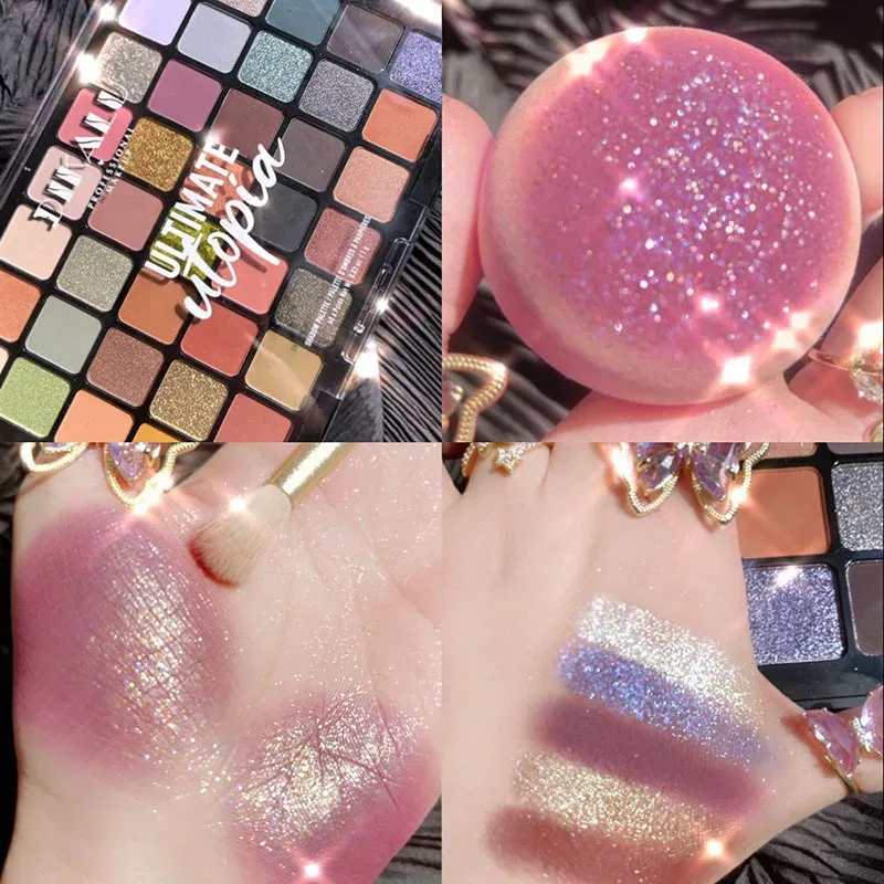 Shimmer Eyeshadow Palette 40 Colors Eye Shadows Matte Glitter Pigment Eye Shadows Wterproof Korean Eye Makeup Palette Cosmetics — image 4