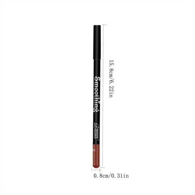 Smoothing Lip Liner Pencil Waterproof Matte Lip Contour Lipstick Long Lasting Makeup Comes With Free Pencil Sharpener — image 7