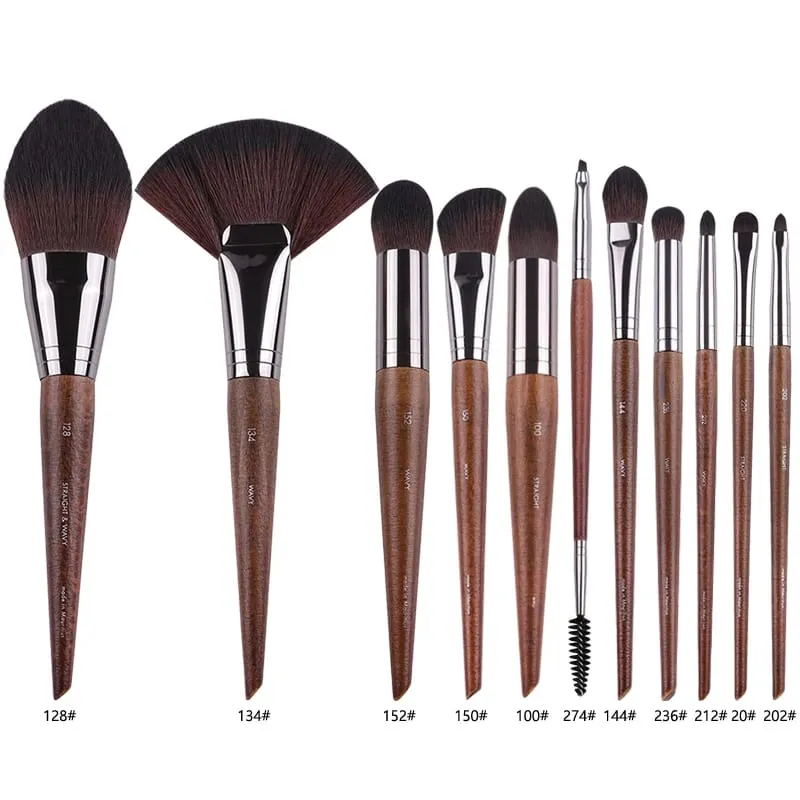 2pc/35pcs MF Natural Wood Soft Makeup Brushes Powder Foundation Concealer Make Up Brush Blush Synthetic Hair Shadow Tools — image 19