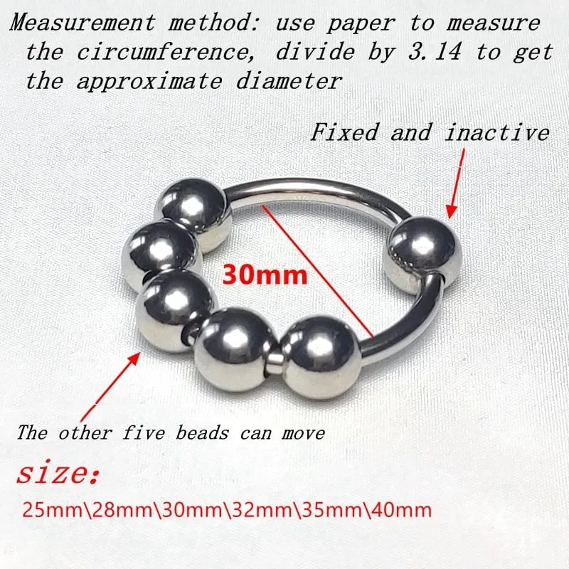 6 Sizes Metal Penis Ring Sex Toys For Men Male Delay Ejaculation Stainless Steel Cock Ring Glans Stimulator Sex Increase Orgasm — image 5