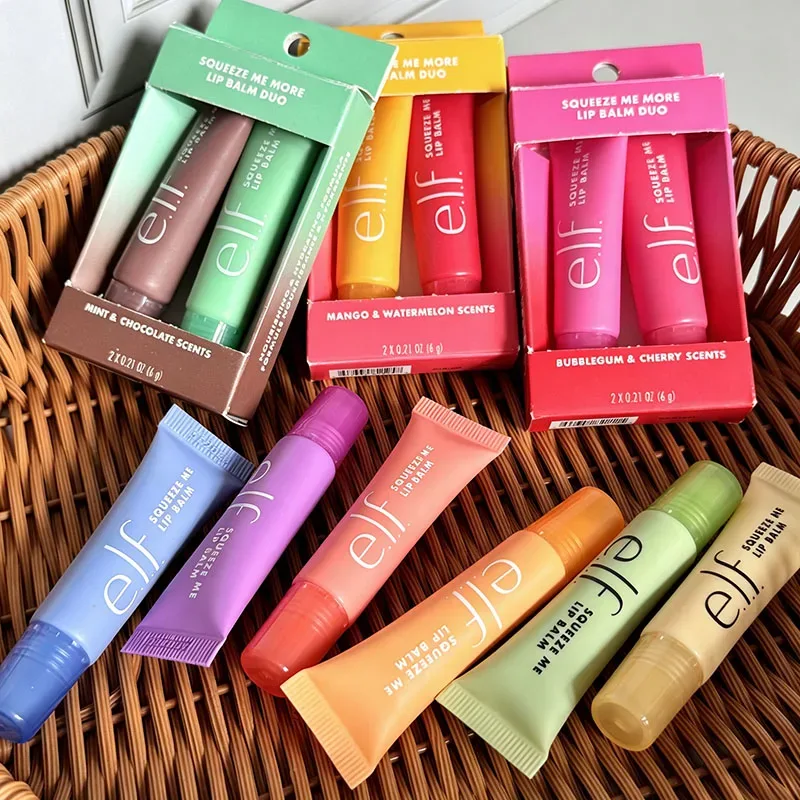 Fashion Elf 8 Colors Fruit Flavor Lip Gloss Lightweight Hydrating Nourishing Repairing Improve Lip Lines Dryness Tinted Makeup — image 5