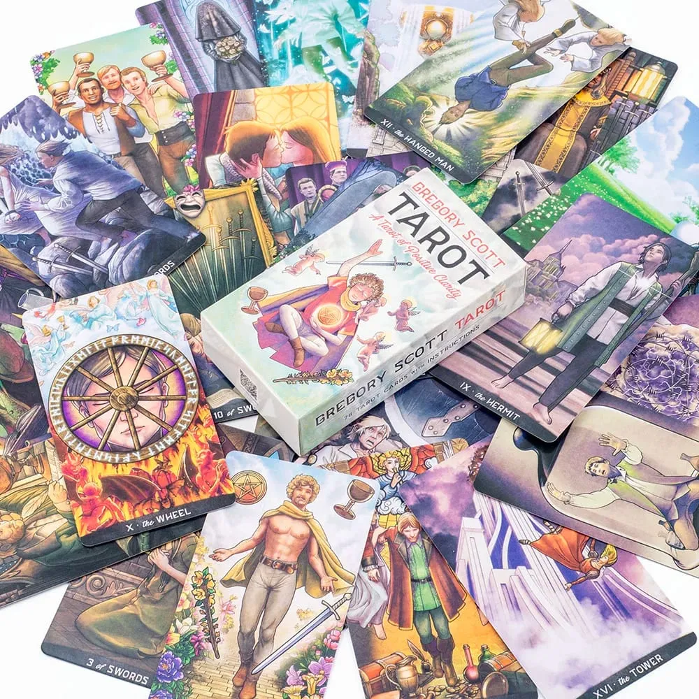 Gregory Scott Tarot 78-Card Deck for English Visions Divination Board Games Party Entertainment and Desktop Leisure Activities — image 6