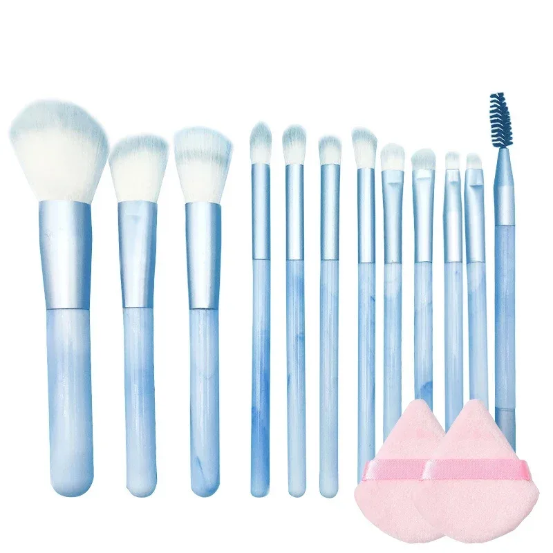 12 st Professionell Makeup Borste Set Premium Synthetic Foundation Concealer Powder Ögonskugga Blush Borstar Hygieniska skönhetsverktyg — image 10