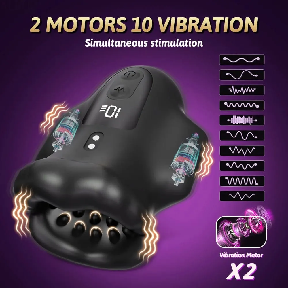 Male Masturbator Vibrator Penis Training Vibration Ejaculation Glans Training Penis Endurance Adult Sex Toy for Men — image 5