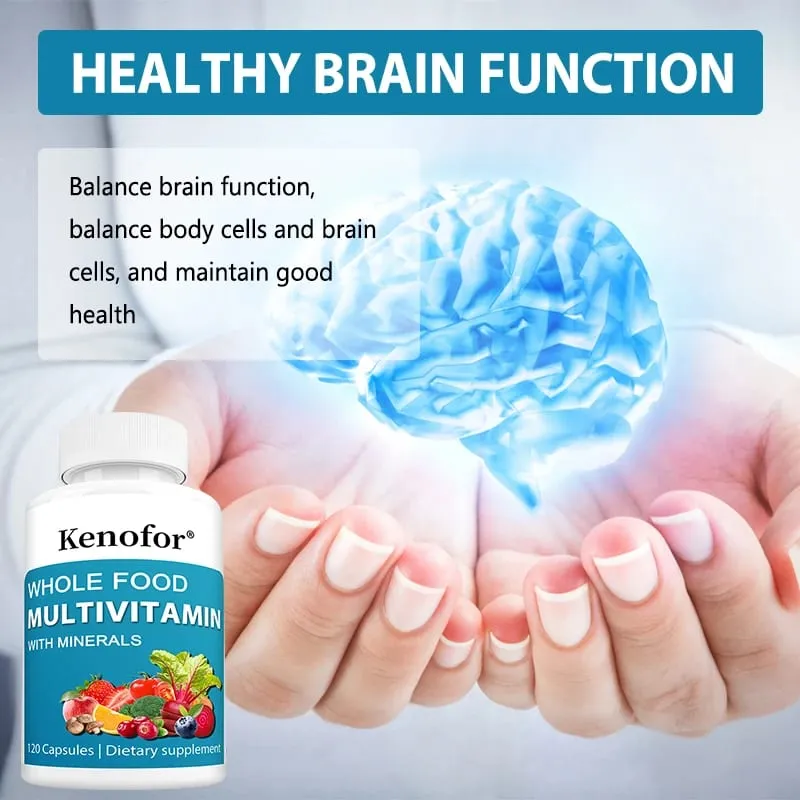 Multivitamin-Kapseln enthalten Biotin und Magnesium als Antioxidantien und helfen, die Immunfunktion, Energie und die Gesundheit des Immunsystems zu stärken — image 6