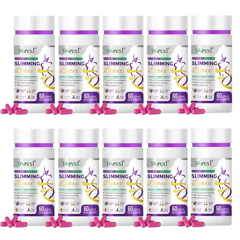 [60 Caps] Pil Penurun Berat Badan Biji Cassia & Teratai - Pembakar Lemak Alami untuk Wanita | Formula Bantuan Pelangsing Aman yang Teruji Secara Klinis