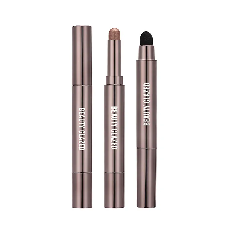 10 Color Double Ended Eye Shadow Stick With Sponge Brush Pearlescent Lasting Eyeshadow Pen Contouring Portable Makeup Cosmetics — image 6