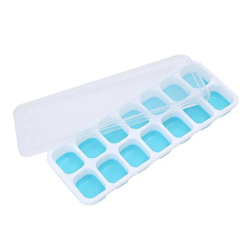 4/6/8/15 Grid Big Ice Tray Mold Giant Jumbo Large Food Grade Silicone Ice Cube Square Tray Mold DIY Ice Maker Ice Cube Tray