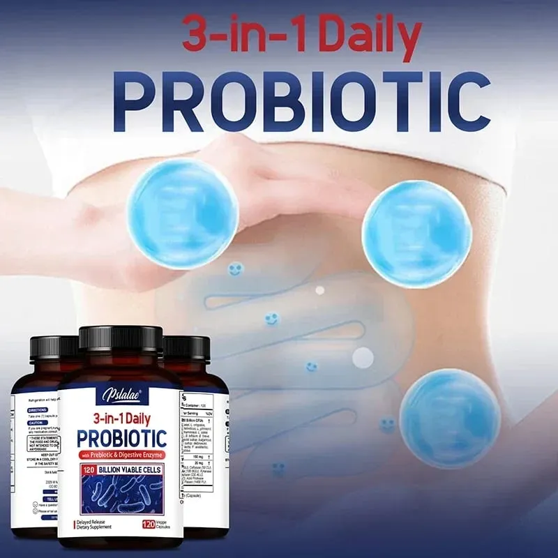 Probiotics + Prebiotics + Digestive Enzymes - Promote Intestinal Flora Digestive Health Women & Men Provide Lasting EnergySupple — image 6
