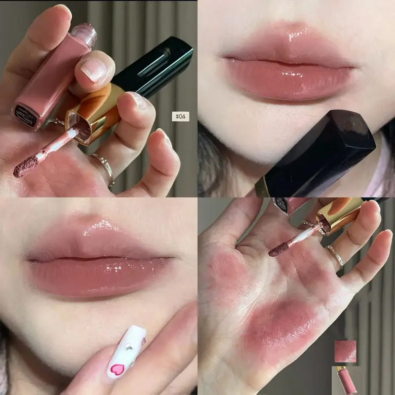 Hgn Dual Ended Matte and Gloss Lip Gloss Soft Matte Dewy Glossy Long Lasting Color Brighten Skin Tone Multi Makeup Styles — image 2