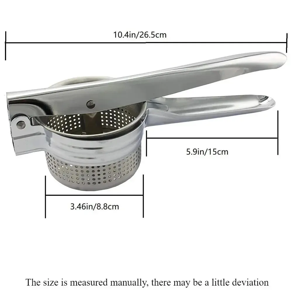 High Efficiency Garlic Press Heavy Duty Garlic Mincer Easy To Squeeze and Clean Rust Proof and Dishwasher Safe Ginger Crusher — image 8