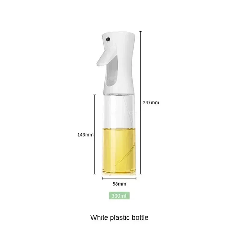 Press-type Oil Spray Bottle 200/300/500ML Kitchen Cooking Oil Sprayer Outdoor Barbecue Oil Spray Bottle Vinegar Soy Sauce — image 12